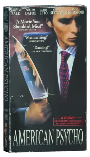 American Psycho VHS, Lions Gate Films Home Entertainment