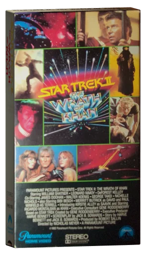 Star Trek II: The Wrath of Khan VHS, Paramount Home Video