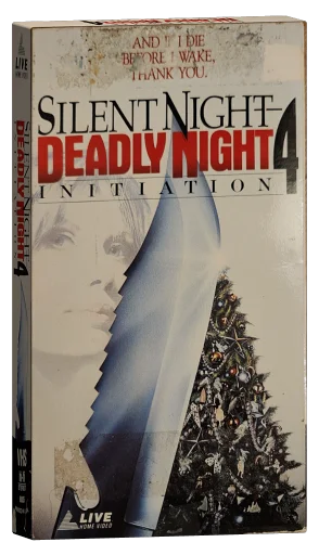 Initiation: Silent Night, Deadly Night 4 VHS, LIVE Home Video