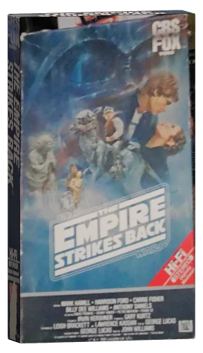 The Empire Strikes Back VHS, CBS/FOX Video