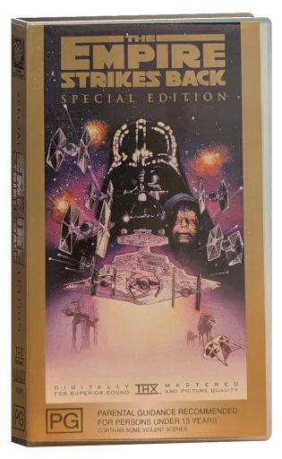 The Empire Strikes Back VHS, 20th Century Fox Home Entertainment