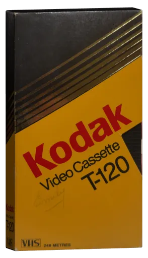 Kodak Video Cassette VHS cover