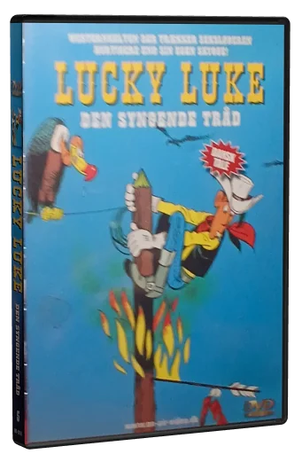 Lucky Luke 5 - Den Syngende Tråd DVD cover