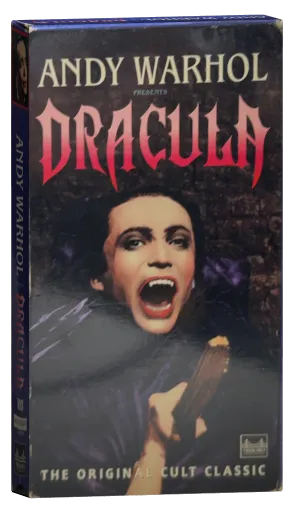 Andy Warhol Presents Dracula VHS, Triboro Entertainment Group