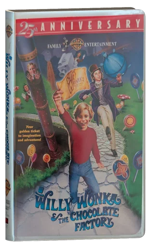 Willy Wonka & the Chocolate Factory VHS, Warner Bros. Family Entertainment