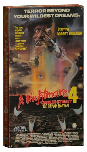 A Nightmare on Elm Street 4: The Dream Master VHS, Media Home Entertainment