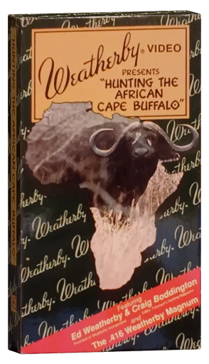 Hunting the African Cape Buffalo VHS cover