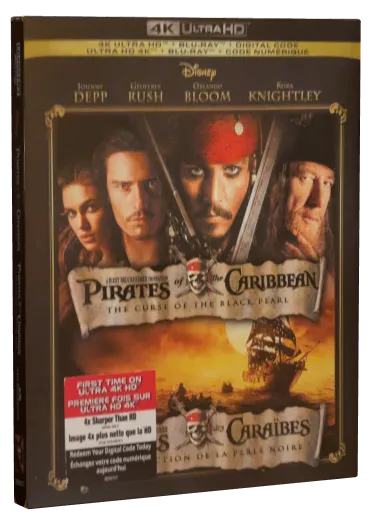 Pirates of the Caribbean: The Curse of the Black Pearl 4K-UHD, Walt Disney Home Video