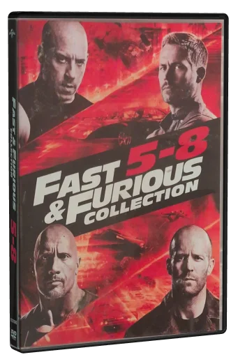 Fast & Furious 5-8 Collection DVD cover