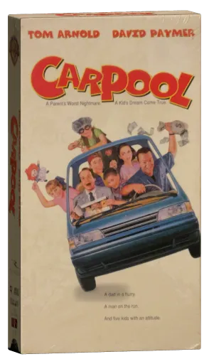 Carpool VHS cover