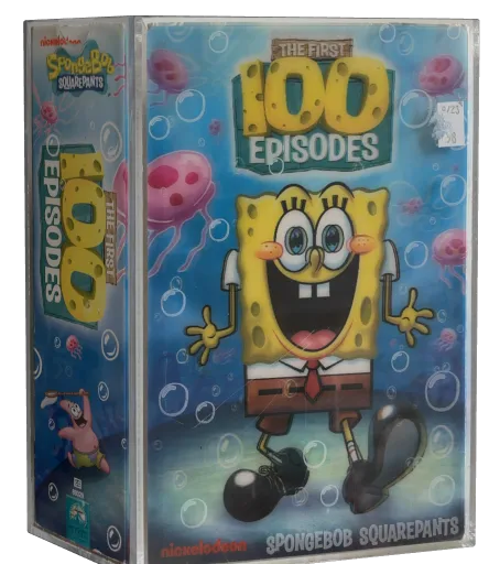 SpongeBob SquarePants: The First 100 Episodes DVD cover