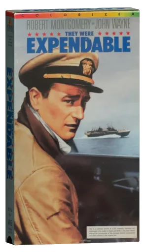 They Were Expendable VHS, MGM/UA Home Video