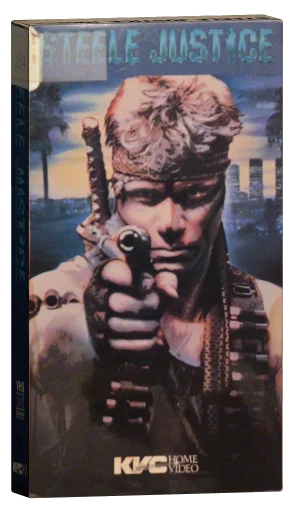 Steele Justice VHS, KVC Home Video