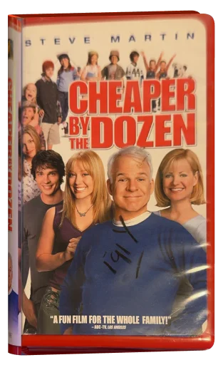 Cheaper by the Dozen VHS, Twentieth Century Fox Home Entertainment