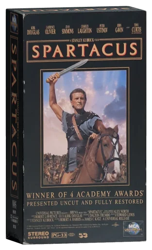 Spartacus VHS, MCA Universal Home Video