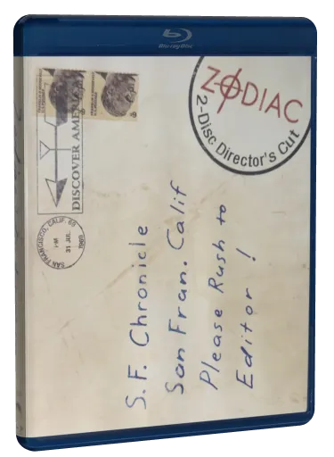 Zodiac Blu-ray, Paramount Pictures Home Entertainment