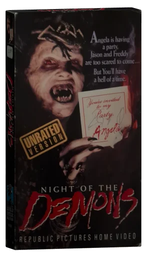 Night of the Demons VHS, Republic Pictures Home Video