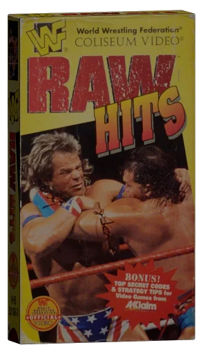WWF Raw Hits VHS cover