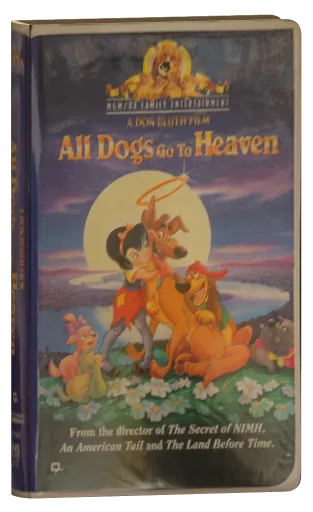 All Dogs Go to Heaven VHS, MGM