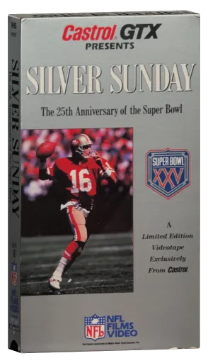 Silver Sunday: The 25th Anniversary of the Super Bowl VHS cover