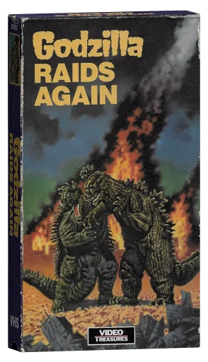 Godzilla Raids Again VHS, Video Treasures