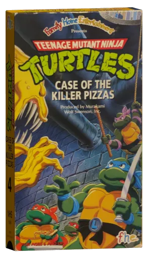 Teenage Mutant Ninja Turtles VHS, Family Home Entertainment