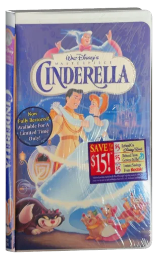 Cinderella VHS, Walt Disney Home Video