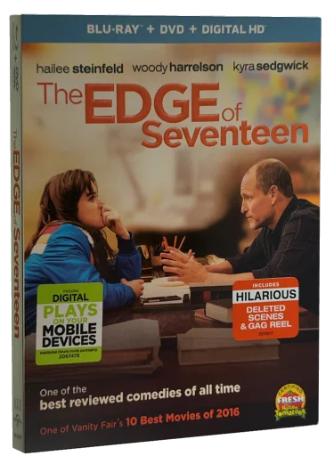 The Edge of Seventeen Blu-ray, Universal