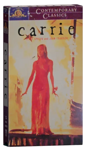 Carrie VHS, MGM/UA Home Video
