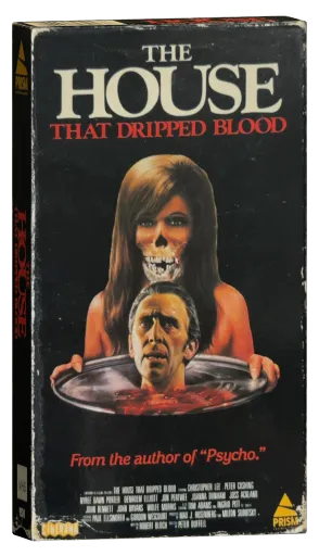 The House That Dripped Blood VHS, Prism Entertainment