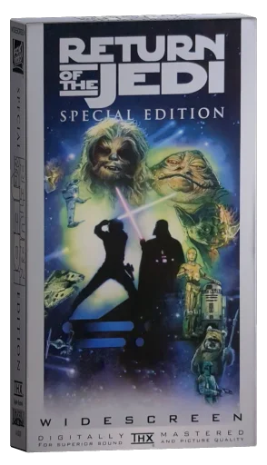 Return of the Jedi VHS, 20th Century Fox Home Entertainment