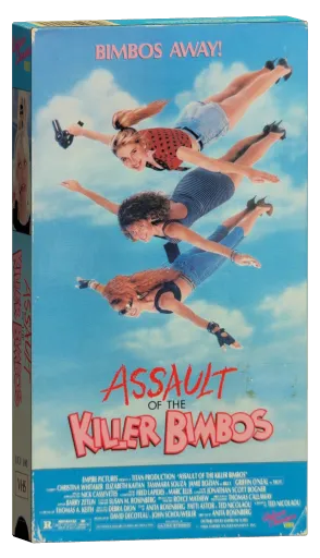Assault of the Killer Bimbos VHS cover