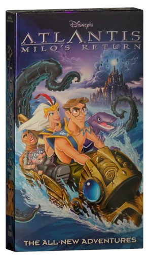 Atlantis: Milo's Return VHS, Walt Disney Home Entertainment