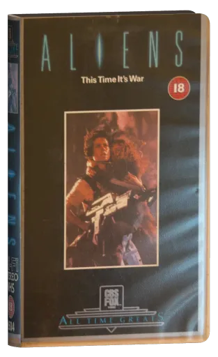 Aliens VHS, CBS Video/Fox Video