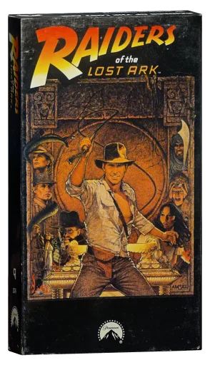 Raiders of the Lost Ark VHS, Paramount Pictures