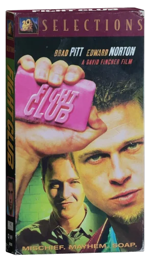 Fight Club VHS, 20th Century Fox Home Entertainment