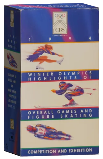 1994 Winter Olympics Highlights of Overall Games and Figure Skating Competition and Exhibition Gift Set VHS cover