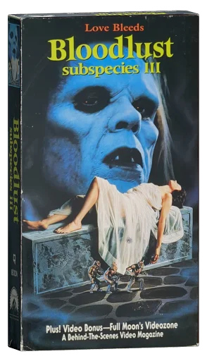 Bloodlust: Subspecies III VHS, Paramount Home Video