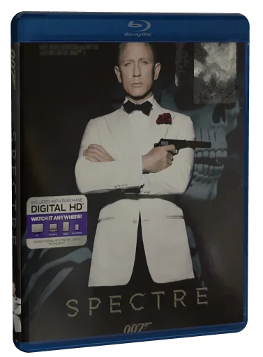 Spectre Blu-ray cover