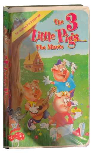 The 3 Little Pigs: The Movie VHS cover