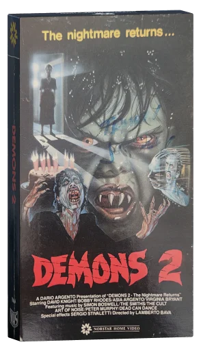 Demons 2 VHS, Norstar Home Video inc.