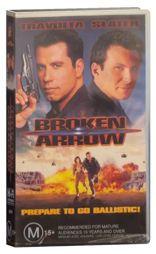 Broken Arrow VHS, Twentieth Century Fox Home Entertainment