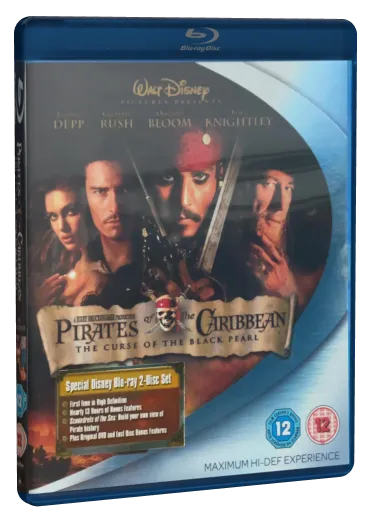 Pirates of the Caribbean: The Curse of the Black Pearl Blu-ray, Walt Disney Home Video