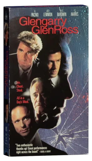 Glengarry Glen Ross VHS cover