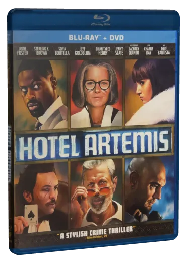 Hotel Artemis Blu-ray cover