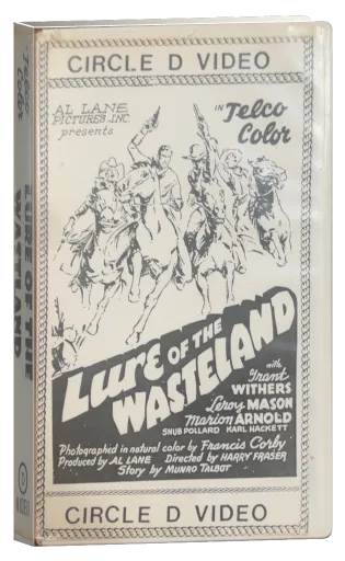 Lure of the Wasteland VHS cover