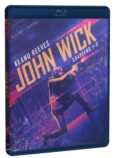 John Wick: Chapters 1-3 Blu-ray cover