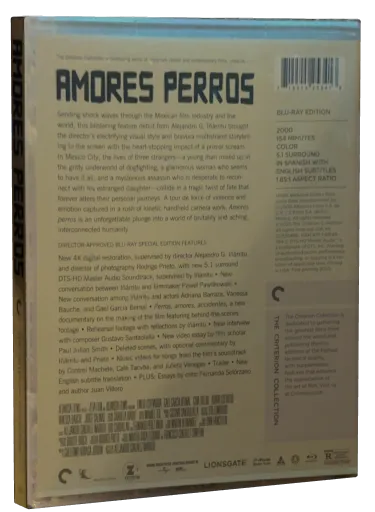 Amores Perros Blu-ray, The Criterion Collection