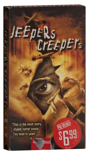 Jeepers Creepers VHS, MGM Home Entertainment