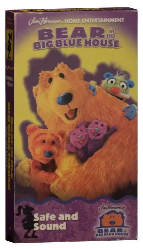 Bear in the Big Blue House VHS, Columbia TriStar Home Entertainment